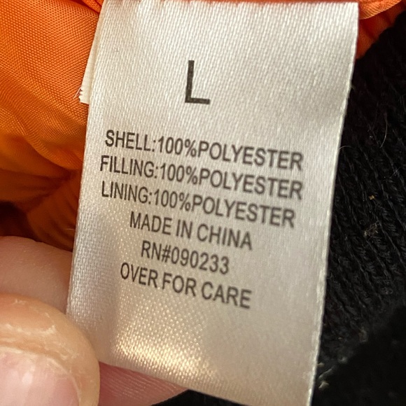 Fear of god X pacsun bomber jacket LARGE navy blue - Picture 2 of 6